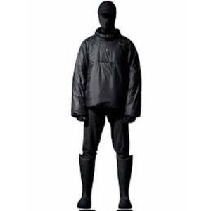 Yeezy Gap Engineered By Balenciaga Mock Neck Pullover Puffer Black NEW
